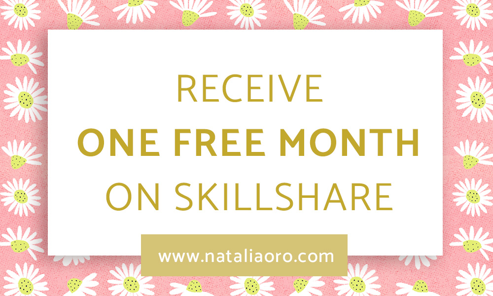 Image Skillshare one Month free by nataliaoro
