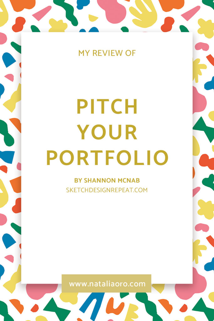 Title image my review of the Pitch your Portfolio course by nataliaoro