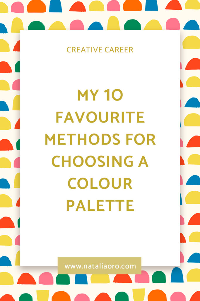 Title image how to choose colour palette blog by nataliaoro