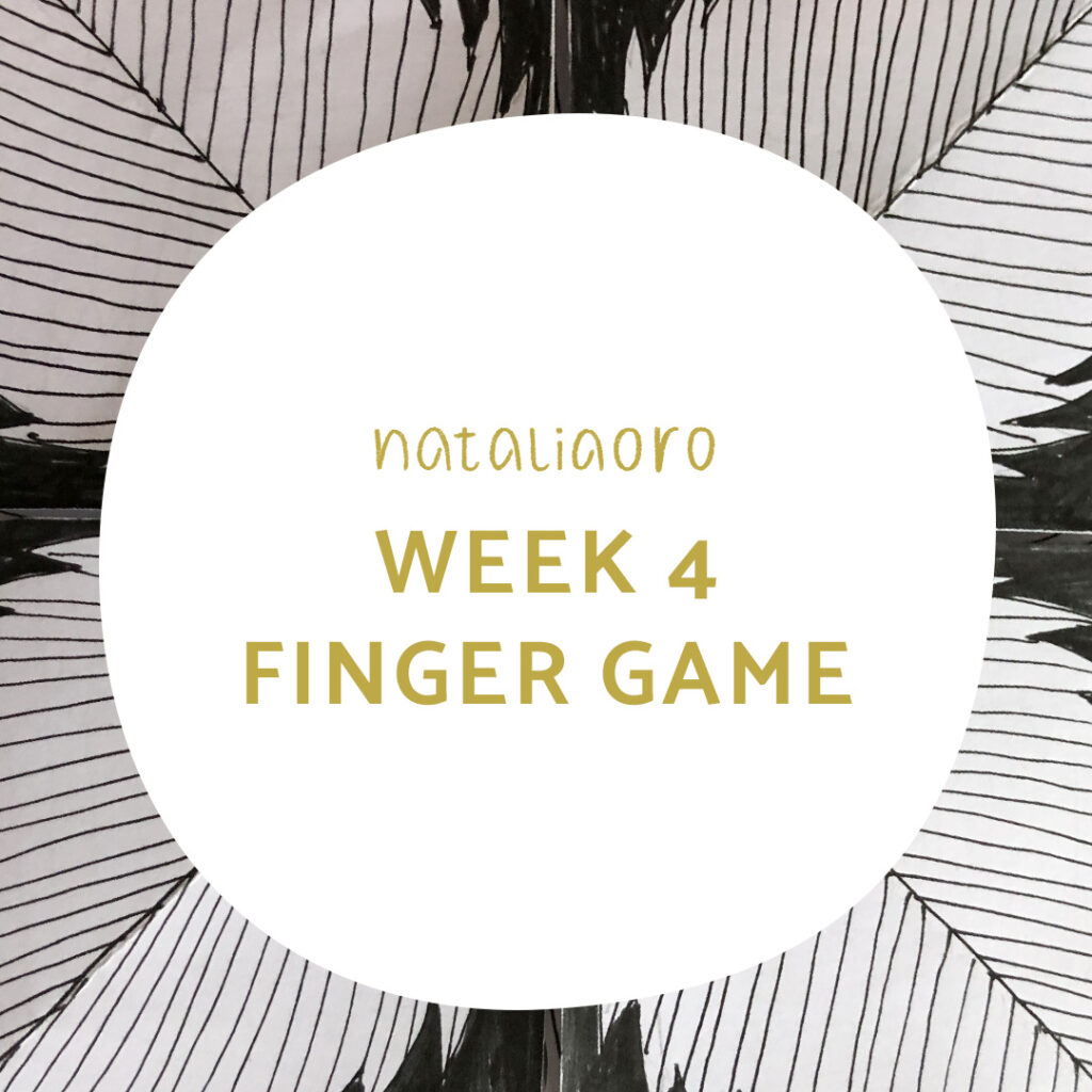 A finger game, mark making, title image, nataliaoro