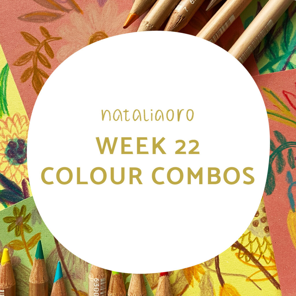 Colour combinations - different background and colour palette, title image, nataliaoro