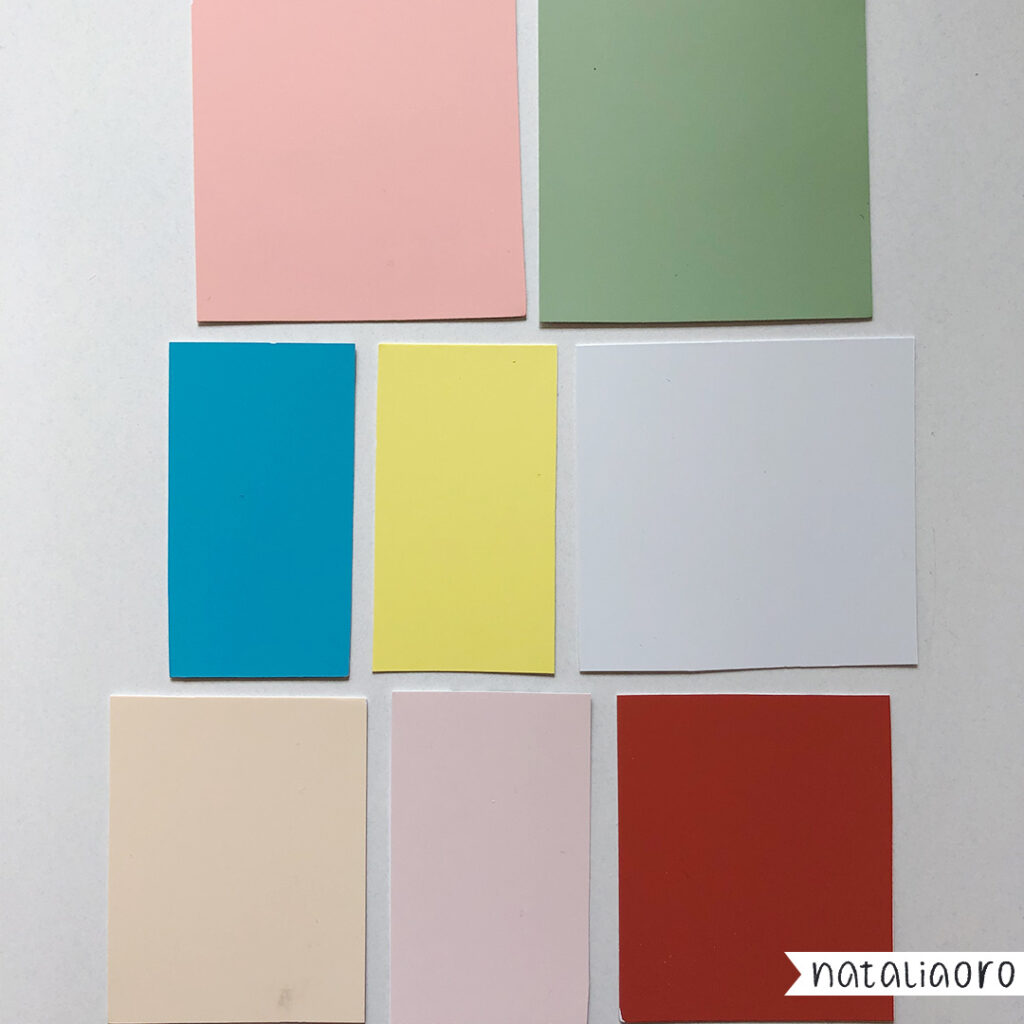 Colour combinations - colour swatches and colour palette, nataliaoro