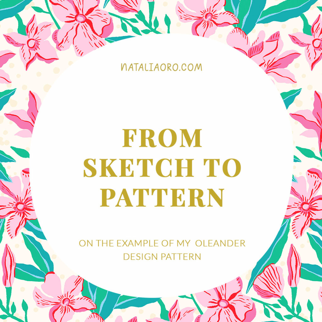 Titel image for the blog post From Sketch to Pattern, by nataliaoro