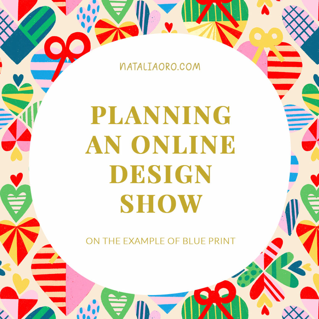 Titel image for the blog post Planning an online design show, by nataliaoro