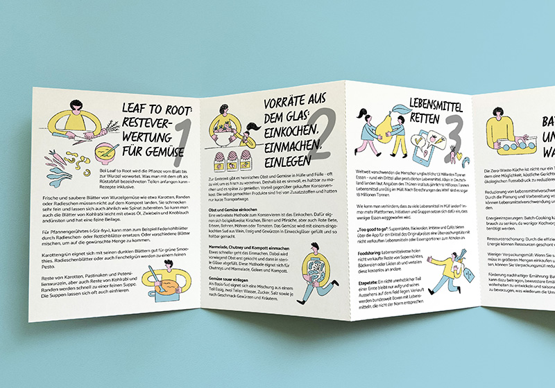 Illustration how to avoid food waste in everyday life, by nataliaoro, 2025