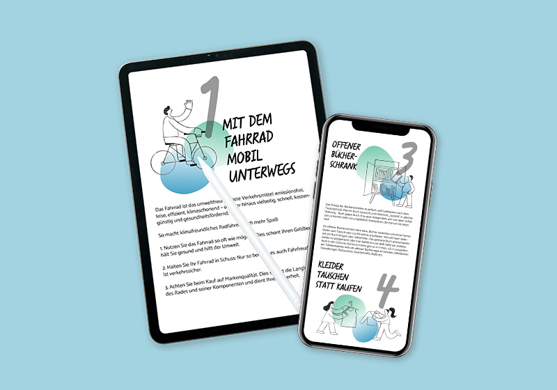 8 tips for more sustainability in everyday life, mobile devices, by nataliaoro