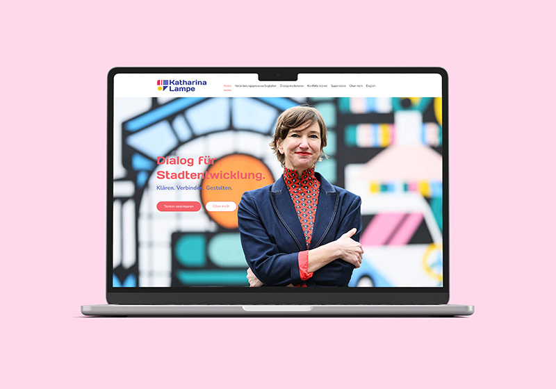 Webdesign for Katharina Lampe, Frankfurt, nataliaoro 2026