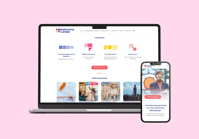 Website and Brand Design for Katharina Lampe Frankfurt, by nataliaoro 2026